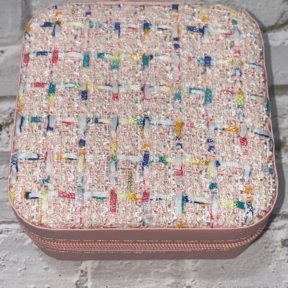 Colorful Tweed Jewelry Box